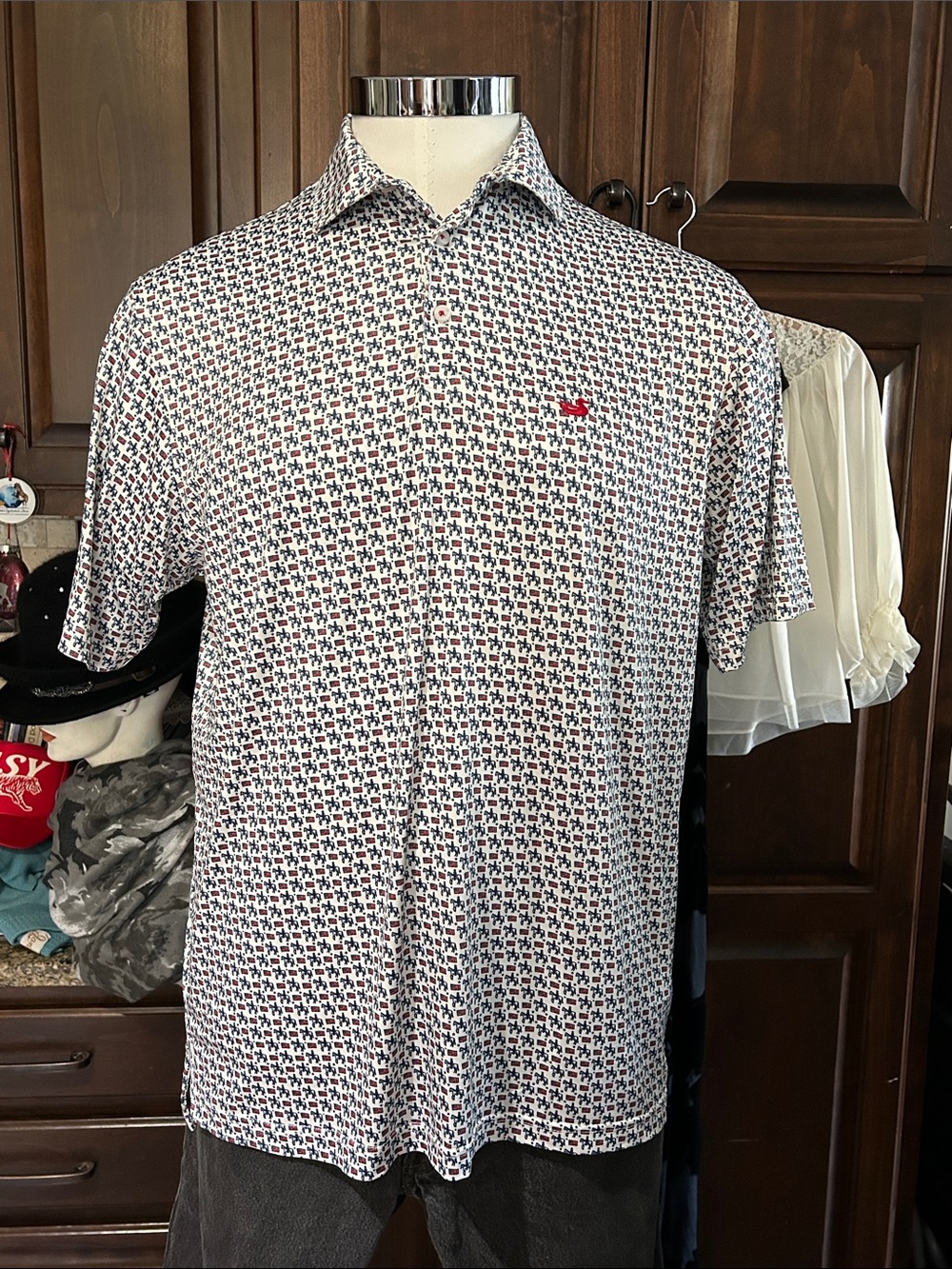 NWT Southern Marsh Sz L Flyline Performance Polo - The American West